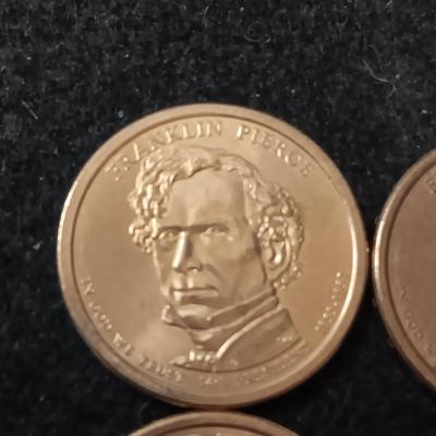PRESIDENTIAL & SACAGAWEA GOLD TONE DOLLARS