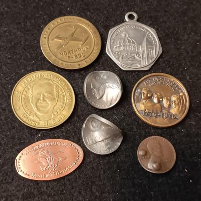 METALS, MEDALLIONS AND DEFACED NICKELS