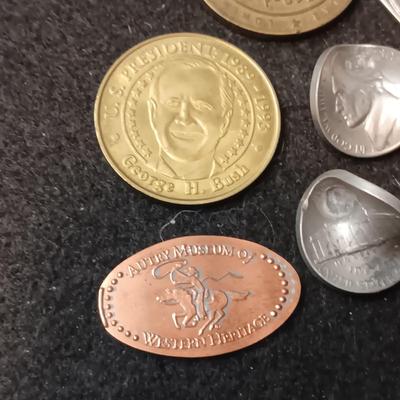 METALS, MEDALLIONS AND DEFACED NICKELS