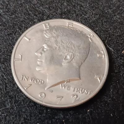 TWO 1972-D KENNEDY HALF DOLLARS