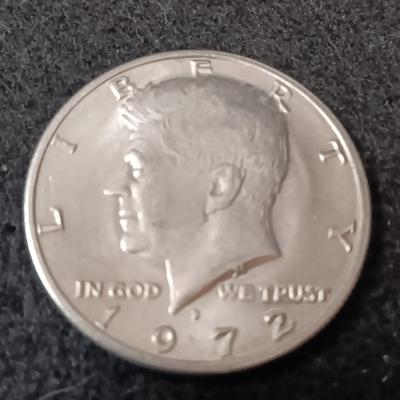 TWO 1972-D KENNEDY HALF DOLLARS