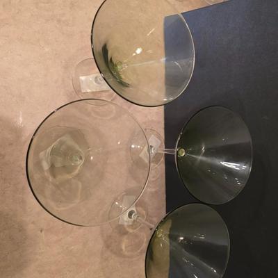 Assorted Vintage & Modern and vintage stemmed Glassware Lot – 14 Pieces Anchor Hocking Boopie - Art glass and others