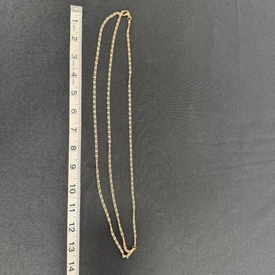 -135- COSTUME | Assortment Of Gold Tone Necklaces