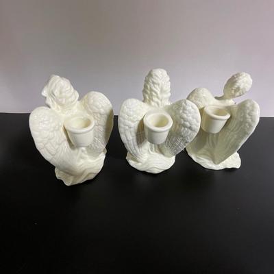 Ceramic Angel Candle Holders