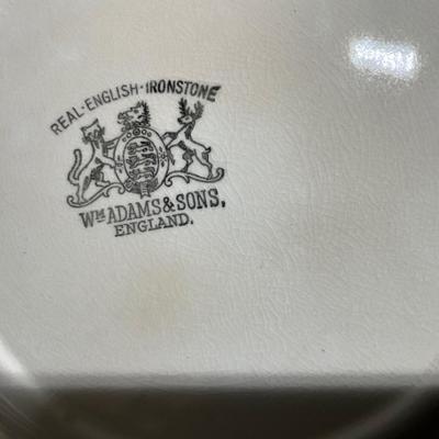 Vintage ironstone William Adam’s dishes