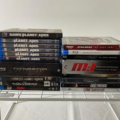DVDs on Blu-rays
