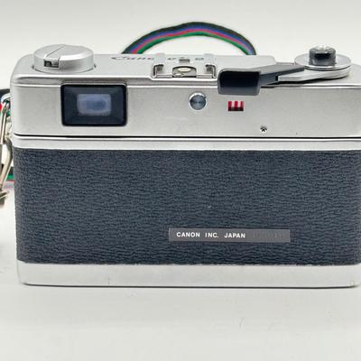 LOT 56K: Vintage Canon Canonet 28, 35mm Film Rangefinder Camera with Case