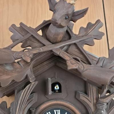 LOT 69P: Traditional Black Forest Cuckoo Clock