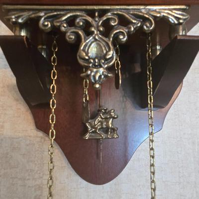 LOT 78K: Vintage Dutch Zaanse-Style Atlas Pendulum Wall Clock