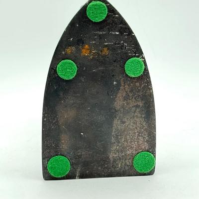 LOT 115X: Vintage Cast Iron Greek Collumned Bookends and 2 Sad Iron Doorstops and a Black Cat Doorstop