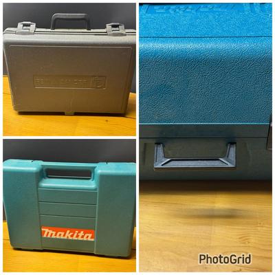 LOT 126B: Power Toools Featuring a Fein MSxe636 II Triangle Sander, Makita Cordless Drill/Driver Kit and Makita 5007NB 7.25 inch Circular...