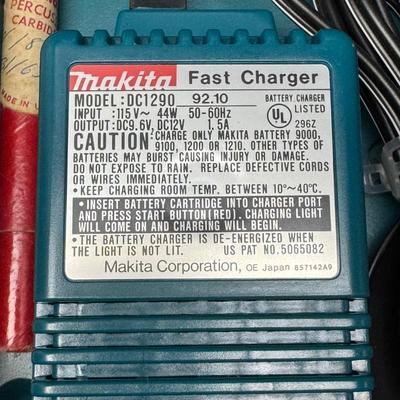 LOT 126B: Power Toools Featuring a Fein MSxe636 II Triangle Sander, Makita Cordless Drill/Driver Kit and Makita 5007NB 7.25 inch Circular...