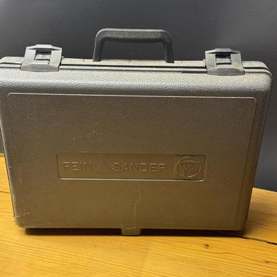LOT 126B: Power Toools Featuring a Fein MSxe636 II Triangle Sander, Makita Cordless Drill/Driver Kit and Makita 5007NB 7.25 inch Circular...