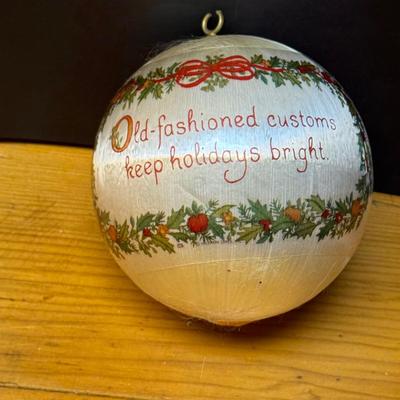 LOT 138B: Vintage Assortment of Christmas Ornaments, Stocking and Decorations!
