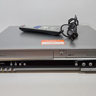 LOT 176X: Panasonic DMR-ES35V Combination DVD and VHS VCR Player/ Recorder with Remote