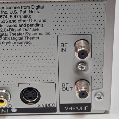 LOT 176X: Panasonic DMR-ES35V Combination DVD and VHS VCR Player/ Recorder with Remote