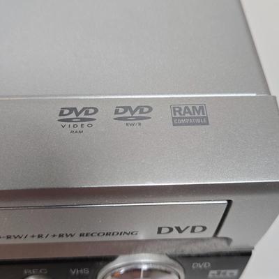 LOT 176X: Panasonic DMR-ES35V Combination DVD and VHS VCR Player/ Recorder with Remote