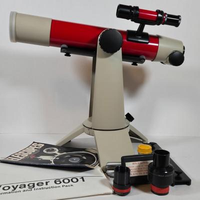 LOT 178X: Vintage Edmund Scientific Voyager 6001 Telescope in Carrying Case