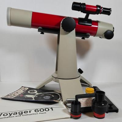 LOT 178X: Vintage Edmund Scientific Voyager 6001 Telescope in Carrying Case