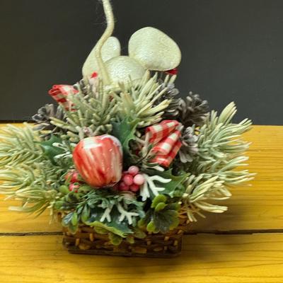 LOT 180B: Christmas in July! Lenox Christmas Plate, Couple of Stockings, Santa Figures and More!