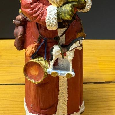 LOT 180B: Christmas in July! Lenox Christmas Plate, Couple of Stockings, Santa Figures and More!