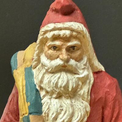 LOT 180B: Christmas in July! Lenox Christmas Plate, Couple of Stockings, Santa Figures and More!