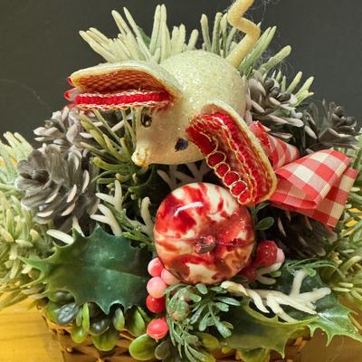 LOT 180B: Christmas in July! Lenox Christmas Plate, Couple of Stockings, Santa Figures and More!