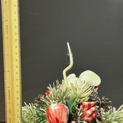 LOT 180B: Christmas in July! Lenox Christmas Plate, Couple of Stockings, Santa Figures and More!