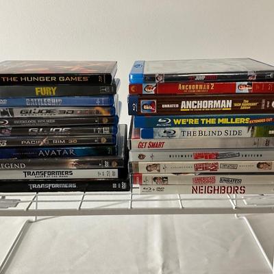 DVDs on Blu-rays