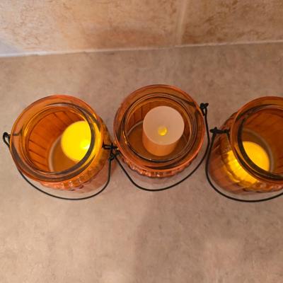 Eclectic Decor Lot – Ceramic Vase, LED Candle, Sand Timer & More