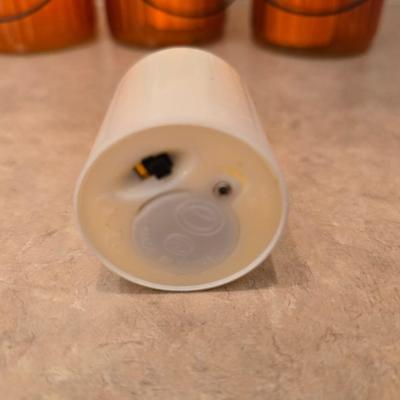 Eclectic Decor Lot – Ceramic Vase, LED Candle, Sand Timer & More