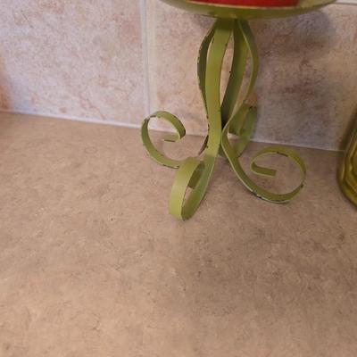 Eclectic Decor Lot – Ceramic Vase, LED Candle, Sand Timer & More