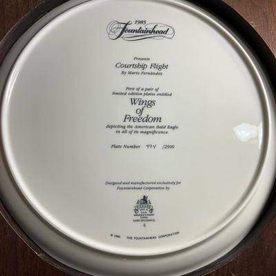 Wings of Freedom, Courtship Flight Plate, numbered 494/2500