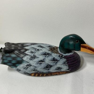 Painted Wooden Duck decoy