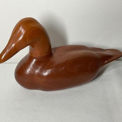Carved Wooden Duck