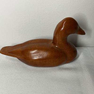 Carved Wooden Duck