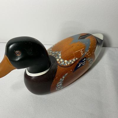 Carved/Painted Wooden Duck