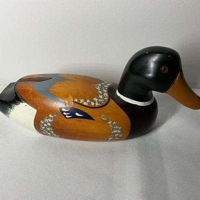 Carved/Painted Wooden Duck