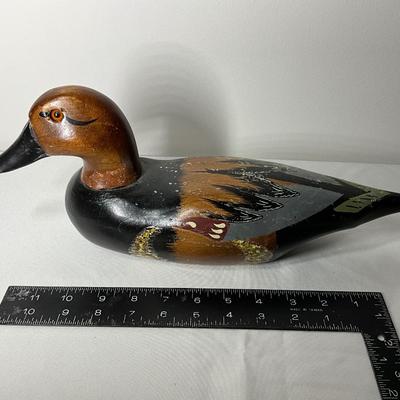 Carved/Painted Wooden Duck