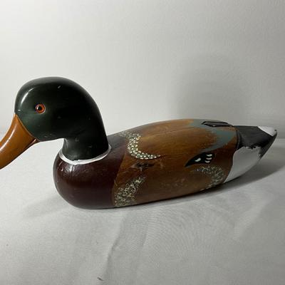 Carved/Painted Wooden Duck