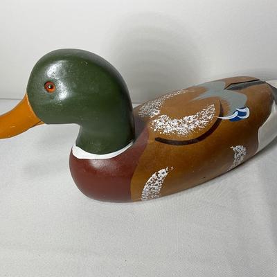 Carved/Painted Wooden Duck