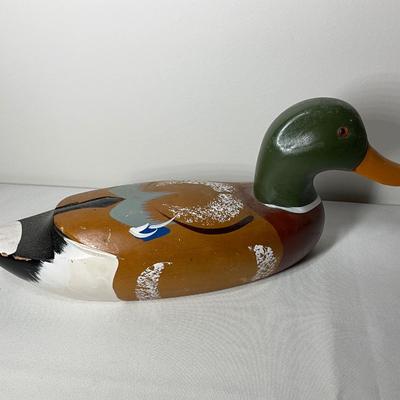 Carved/Painted Wooden Duck