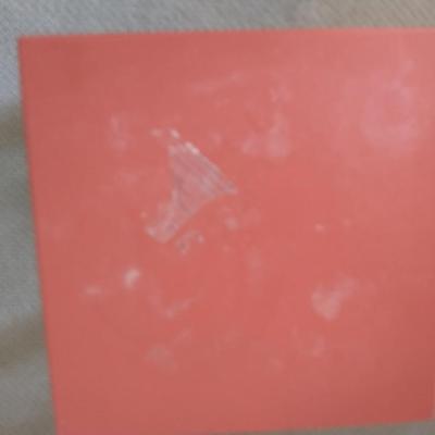 Large Ceramic Table Lamp with Pleated Shade & Small Orange Accent Table