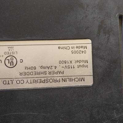 Ativa X1800 Heavy-Duty Paper Shredder – 18-Sheet Capacity