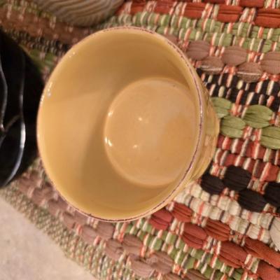 Southwest Decor Bundle – Cactus Art, Pottery, Succulent Planter & Woven Mats