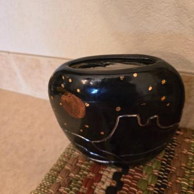 Southwest Decor Bundle – Cactus Art, Pottery, Succulent Planter & Woven Mats