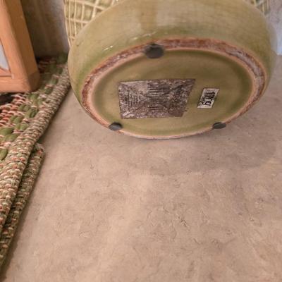 Southwest Decor Bundle – Cactus Art, Pottery, Succulent Planter & Woven Mats