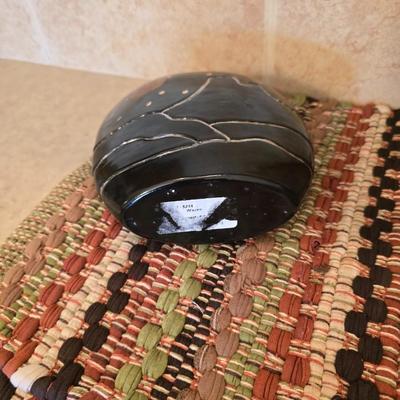 Southwest Decor Bundle – Cactus Art, Pottery, Succulent Planter & Woven Mats