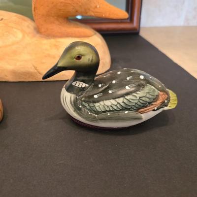 Duck Décor Collection – Framed Needlepoint & Carvings