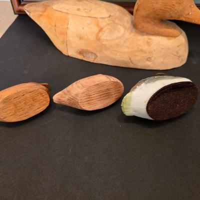 Duck Décor Collection – Framed Needlepoint & Carvings